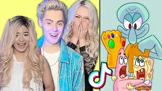 TRY NOT TO LAUGH CHALLENGE vs THE BLONDE Z Squad (Part 4)