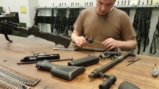 M240 Machine gun full breakdown and reassembly