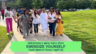 Energize Yourself | Youth Meet | Didi Krishna | Texas | April 30, 2024