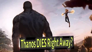 NEW Avengers Endgame Theory: Thanos DIES Before the Titles?
