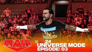 WWE 2K24 | Universe Mode - "RAW SEASON PREMIERE" | #03