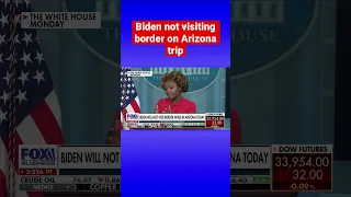 White House dodges question on why Biden isn’t visiting the border #shorts