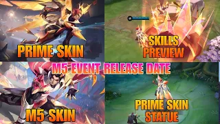 M5 Skin Yu Zhong | Prime Skin Yu Zhong Skills Preview & Entrance | Release Date Leak | MLBB