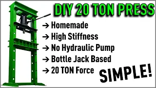 How To Make a 20 Ton Hydraulic Press