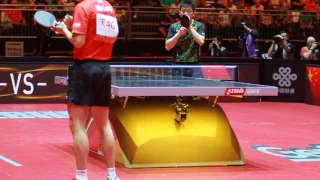 Ma Long - Fan Zhendong warm-up