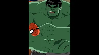 Халк напал на Человека-Паука 😳#marvel #avengers #hulk #spiderman #shorts