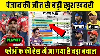 Kolkata के खिलाफ Punjab की जीत से Points Table में बड़ा बवाल, KKR MI RCB CSK की बढ़ी मुश्किलें