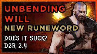 Does UNBENDING WILL suck? New Runeword - Diablo 2 Resurrected