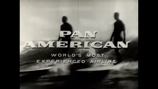 1957, PAN AMERICAN AIRLINES, TV COMMERCIALS