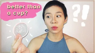 Trying disposable menstrual discs from Shopee (good bye sanitary pads!) #Tagalog