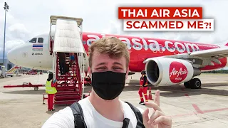 THAI AIR ASIA Airbus A320 (ECONOMY) | Krabi - Bangkok | VLOG TRIP REPORT