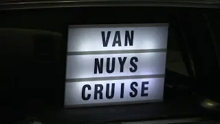 Van Nuys California Lowrider Cruise Night With Drone Footage 4k