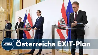 CORONA-EXIT-STRATEGIE: Wie Sebastian Kurz die "Auferstehung" Österreichs plant