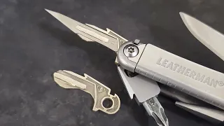 Leatherman Scalpel Holder to replace can opener.