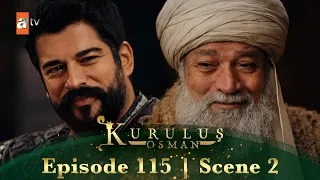 Kurulus Osman Urdu | Season 4 Episode 115 Scene 2 I Shaikh Edebali ki baatein...