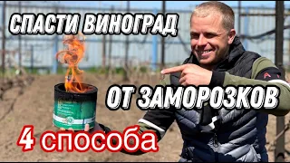 Спасение Виноградника от заморозков!!! Просто и дёшево - 4 способа.