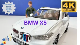 Unboxing Realistic looking BMW X5, Scale model 1:24 Die Cast, SUV.