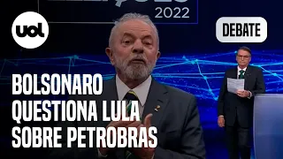 Bolsonaro questiona Lula sobre petrolão e petista rebate: 'quero ver você explicar sigilos'