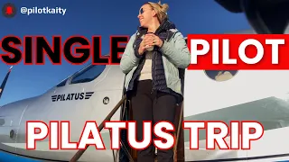 Flying Solo: Boise to Williston in a Pilatus PC-12 | IFR Termination and Congested Radio Calls