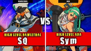 GGST | SQ (Ramlethal) VS Sym (ABA) | Guilty Gear Strive High level gameplay