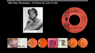 1964 MID SOUL:  Baby Washington - It'll Never Be Over For Me [SUE  114]