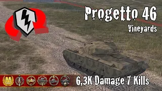 Progetto M35 mod. 46  |  6,3K Damage 7 Kills  |  WoT Blitz Replays