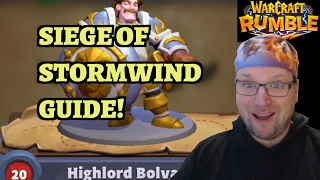 Siege of Stormwind Guide - Warcraft Rumble