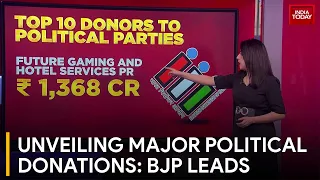 Top 10 Donors To Political Parties Revealed: BJP Receives The Largest Share | Electoral Bonds News