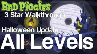 Bad Piggies 5-1 to 5-IV All Levels Tusk til Dawn Halloween Update 3 Star Walkthrough