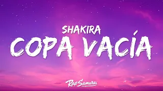 Shakira, Manuel Turizo - Copa Vacía (Letra  / Lyrics) 1 Hour Version