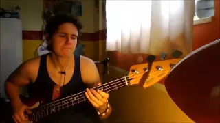 Chunky -Bruno Mars -  Live SNL-(Bass Cover)