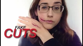 EASIEST FAKE CUTS (using just makeup) | Shannon Coe