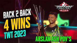 ARSLAN ASH BACK 2 BACK 4 MATCHES VICTORY TWT 2023 GROUP STAGES | QUALIFY FOR WINNER BRACKET 💪💚