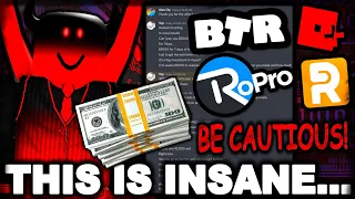 WARNING! The Extensions Hacking Situation Just GOT CRAZY! (ROBLOX)