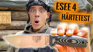 ESEE Model 4 im HÄRTETEST - SCHNEIDEN, STECHEN & BRECHEN | Messer Test #7 | Survival Mattin