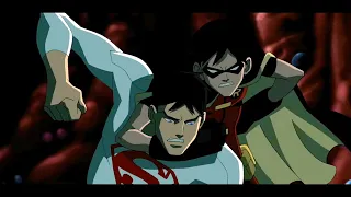 Young Justice VS Superboy : Robin CHOKES Superboy