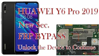 FRP REMOVE| HUAWEI Y6 Pro 2019 (MRD-LX2) Unlock the Device to Continue Google Account Bypass (TP)