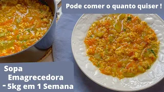 Emagreça até 5kg em uma semana - Pode comer à VONTADE! Fácil, Barata e Deliciosa (Low Carb)