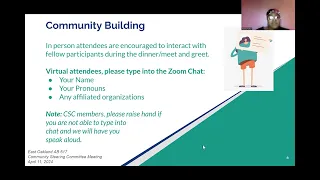 East Oakland AB 617 Community Steering Committee Meeting #18, April 11, 2024