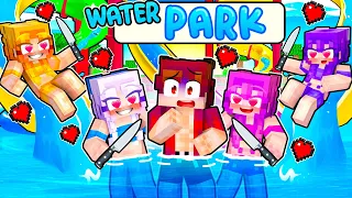 MY CRAZY FAN GIRLS Invited Me To A Waterpark... (Minecraft)