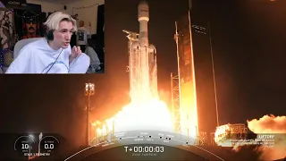 xQc reacts to SpaceX launch ViaSat 3 Mission