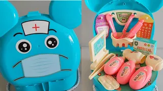 13 Minutes Satisfying with Unboxing Hello Kitty Doctor Set ASMR Miniature Kitchen Collection