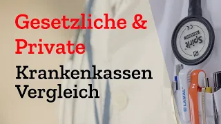 Vergleich der gesetzlichen und privaten Krankenkasse [Kosten | Organisation | Aufnahme | Familie]