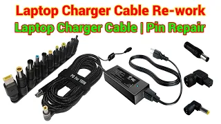 Fix and Repair Broken Laptop Power Cord || Charger pin by Innovative ideas