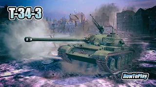 T-34-3 - 4 Frags 6K Damage - Someone has a beloved! - World Of Tanks