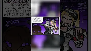 Vanessa Helps Cassie FNAF Comic Dub #shorts