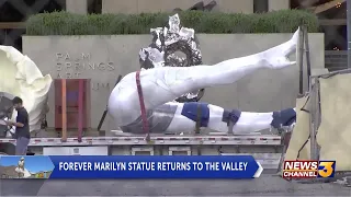 Parts for Marilyn Monroe sculpture starting to arrive in Palm Springs