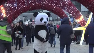 Акция "Мост сестёр" в поддержку сестер Хачатурян