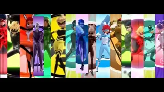 Miraculous | EVEN MORE heroes group transformation