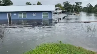 Homes flooding in Hernando County Florida: Hurricane Idalia